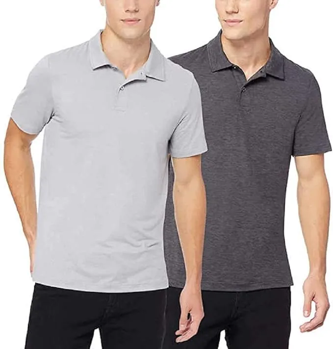 32 Degrees Cool Men's Stretch Comfort Polo 2-Pack