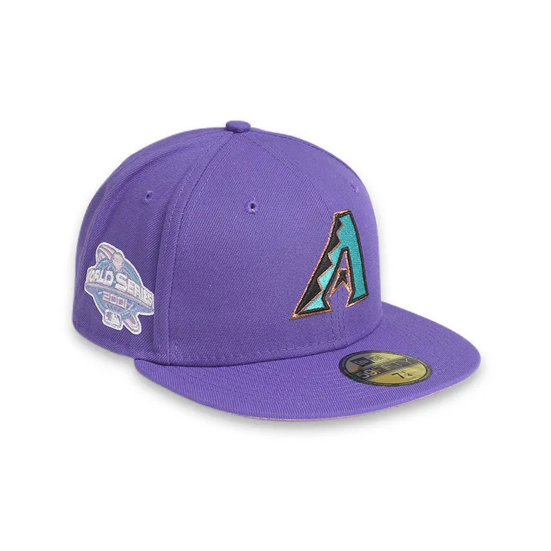 [60243528] Arizona Diamondbacks 01 WS POP SWEAT Purple 59FIFTY Men's Fitted Hat