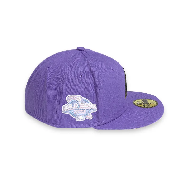 [60243528] Arizona Diamondbacks 01 WS POP SWEAT Purple 59FIFTY Men's Fitted Hat