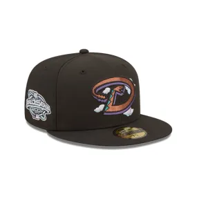 [60243854] Arizona Diamondbacks 01 WS Black 59FIFTY Men's Fitted Hat