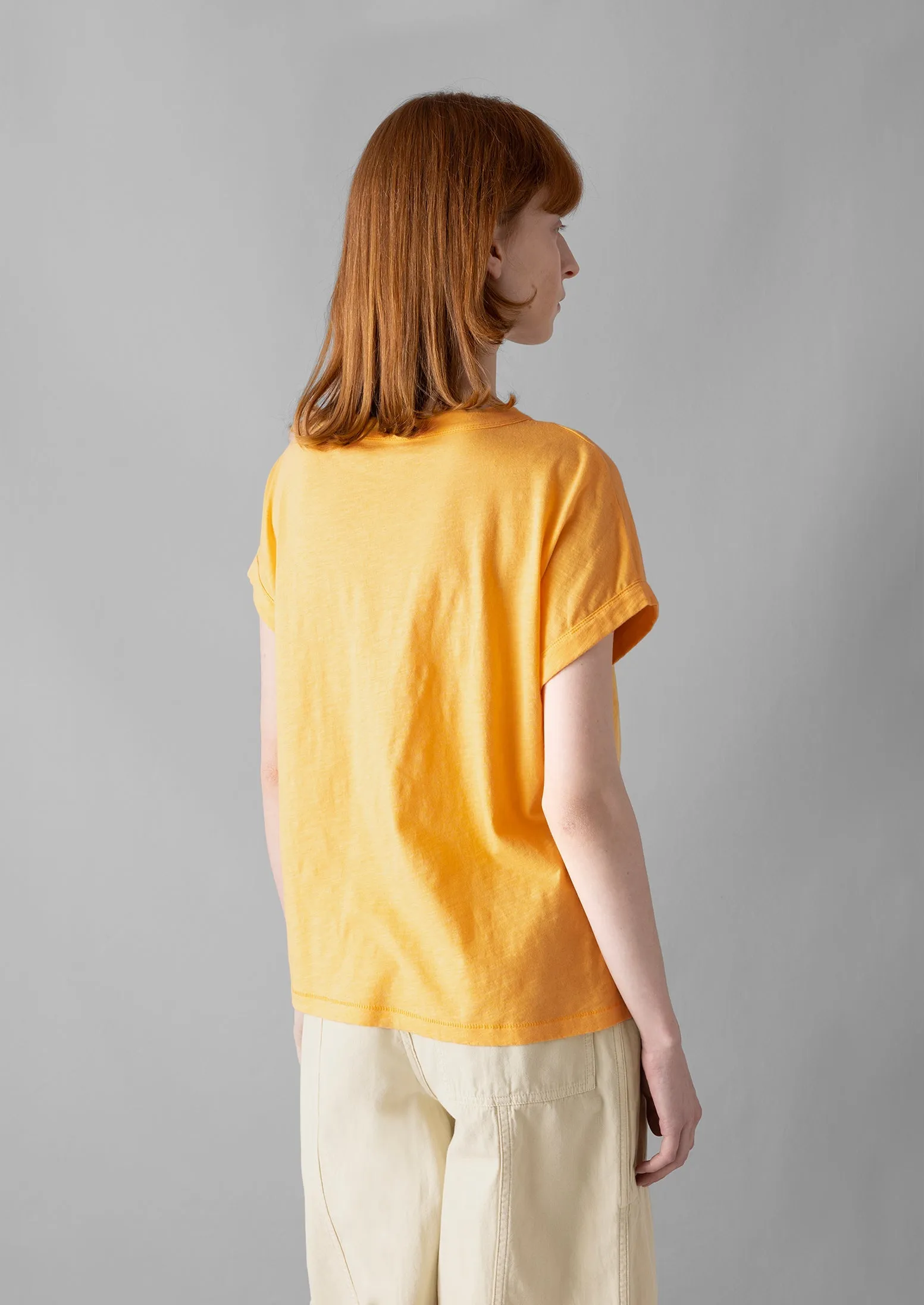 Alda Organic Cotton Easy Tee | Papaya