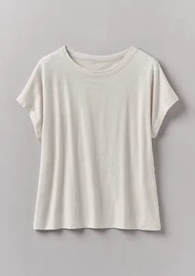 Alda Organic Cotton Easy Tee | Pebble