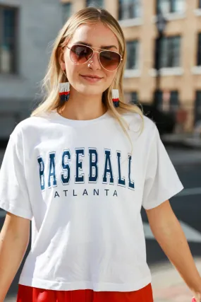 Baseball Atlanta Cropped Tee