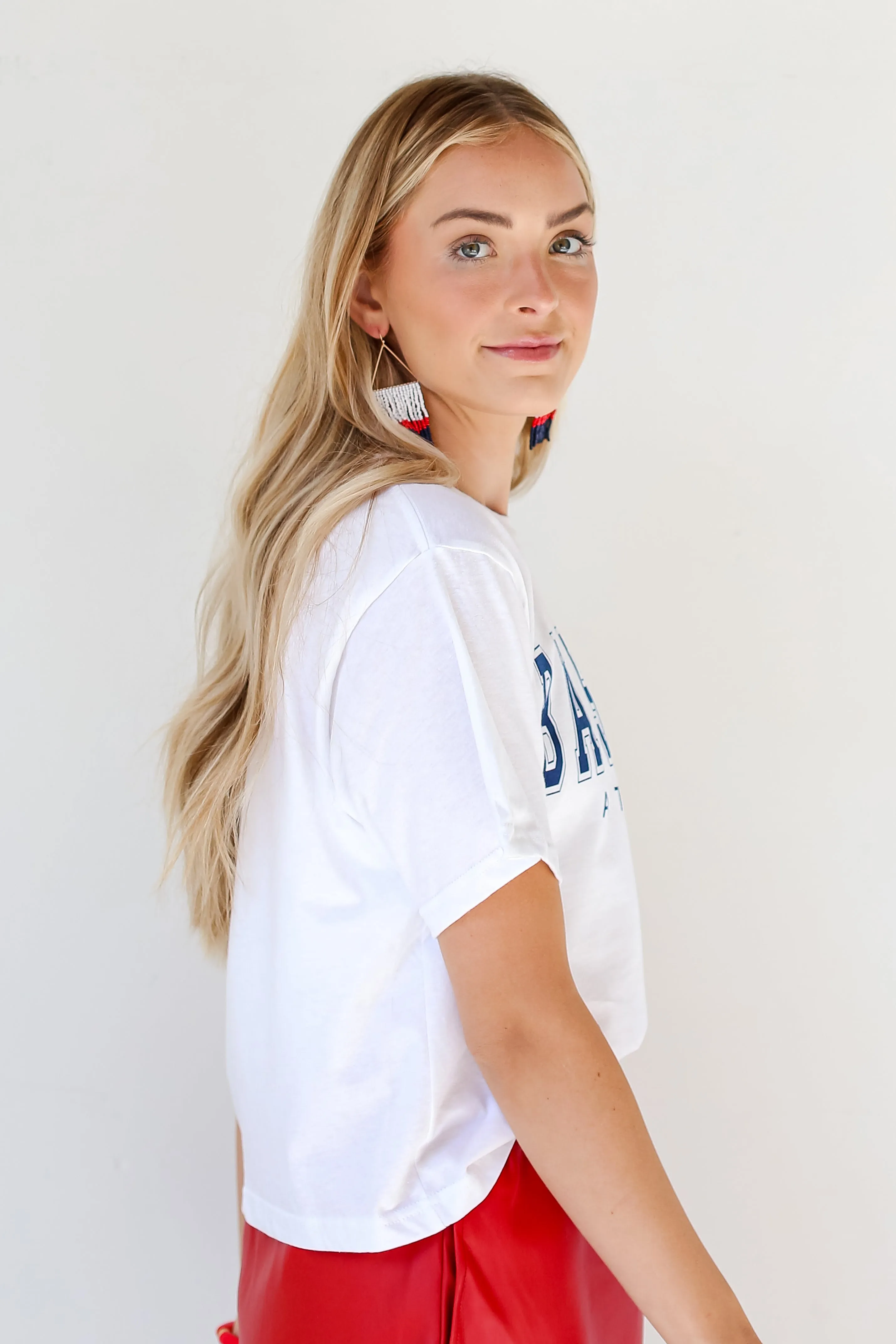 Baseball Atlanta Cropped Tee