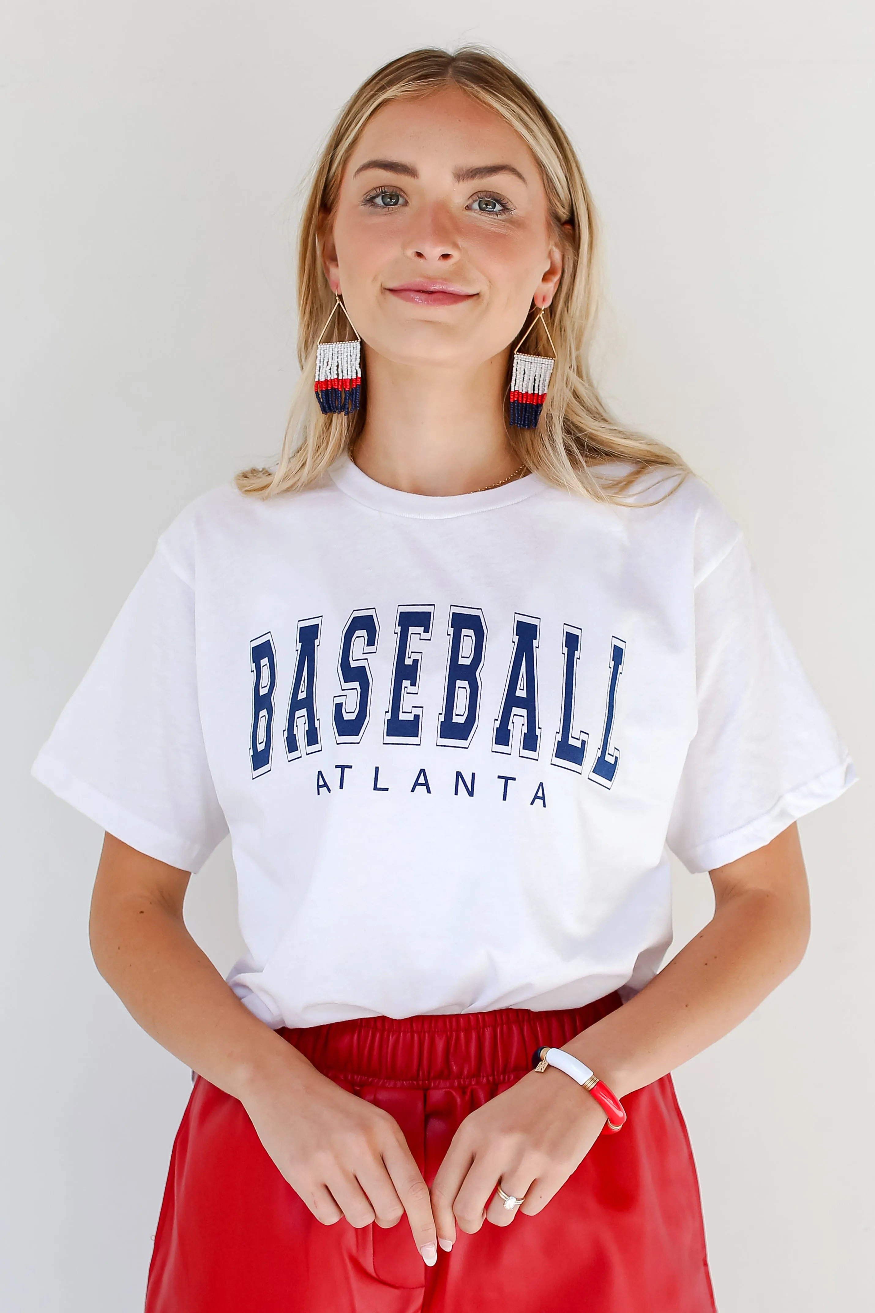 Baseball Atlanta Cropped Tee