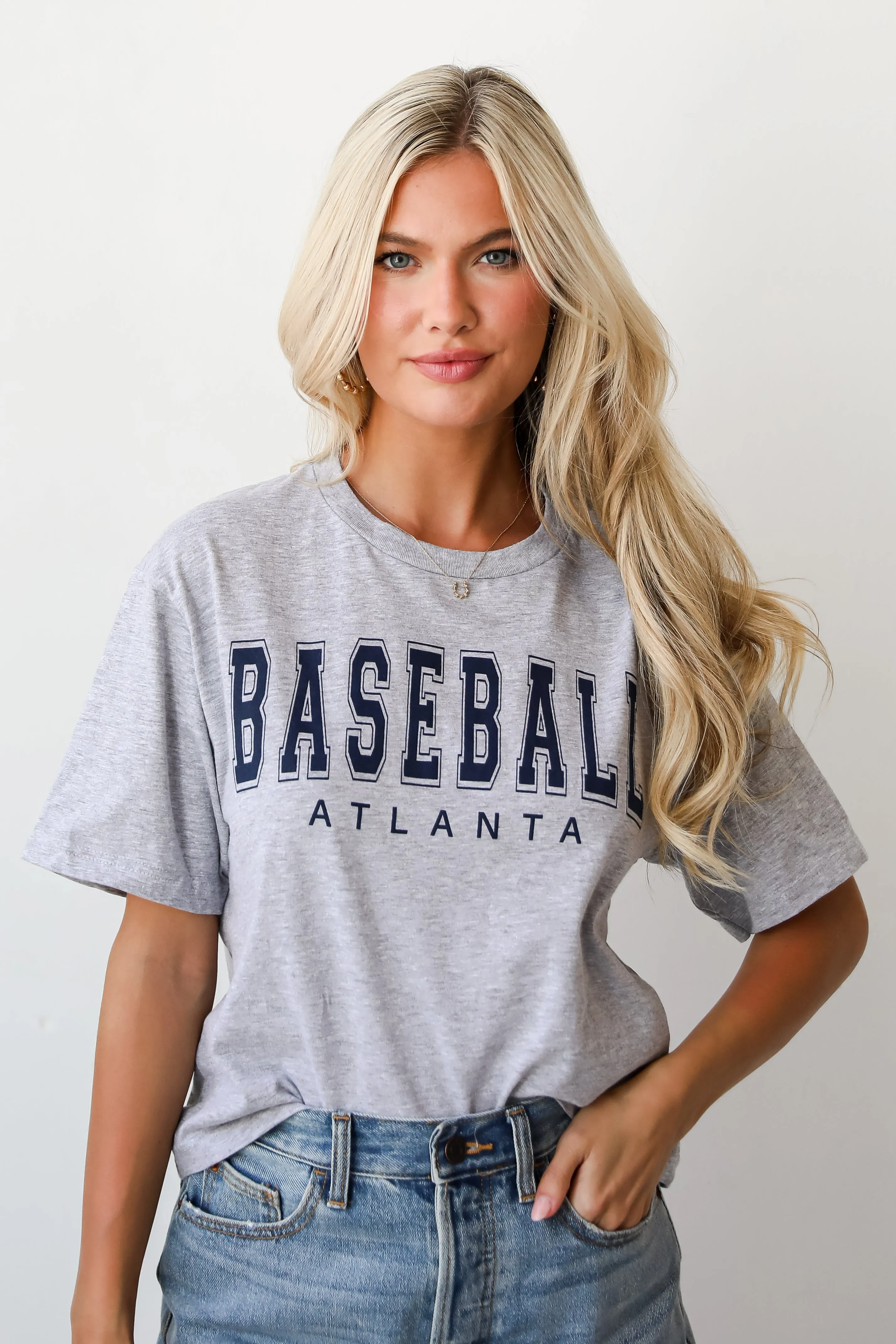 Baseball Atlanta Cropped Tee