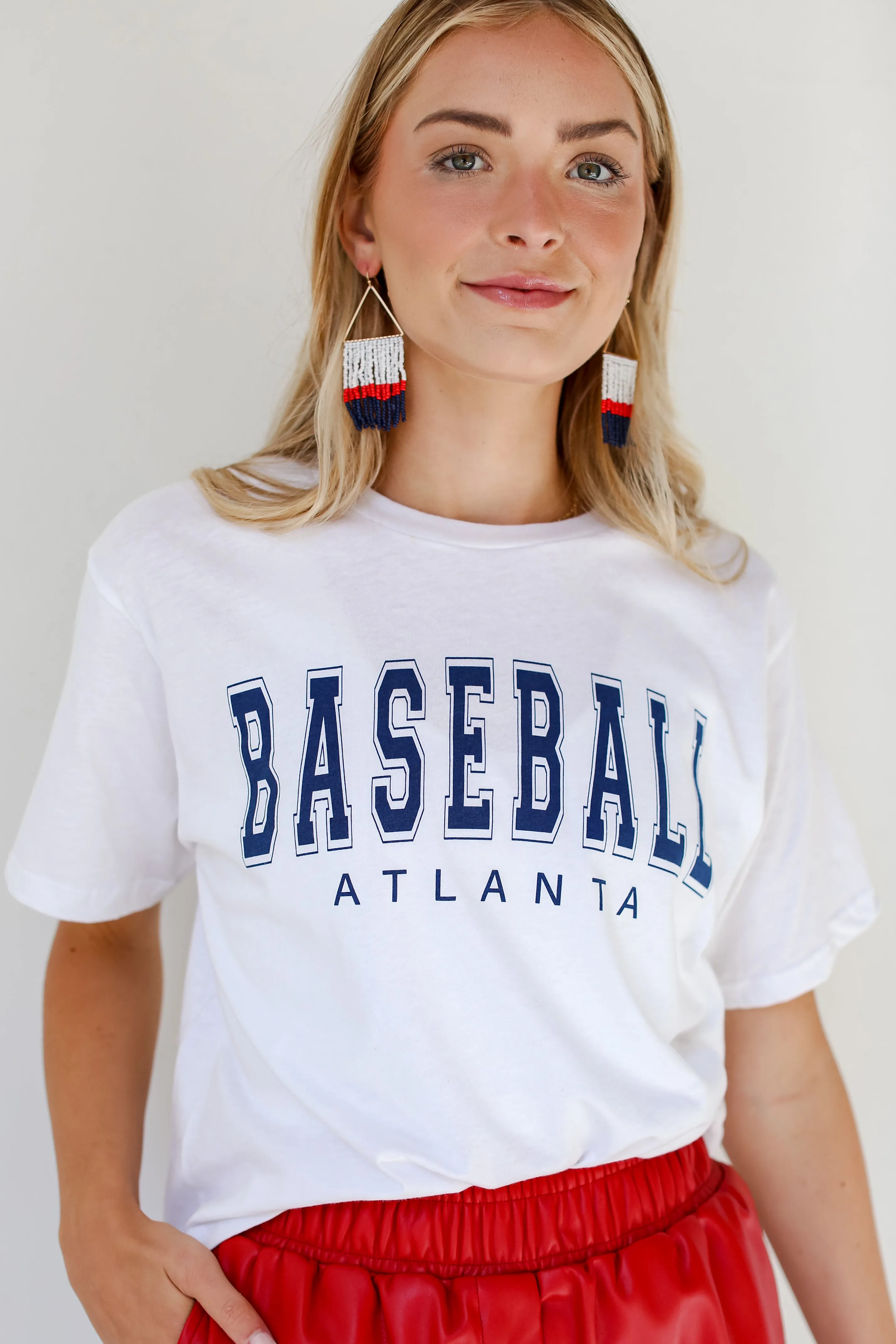 Baseball Atlanta Cropped Tee