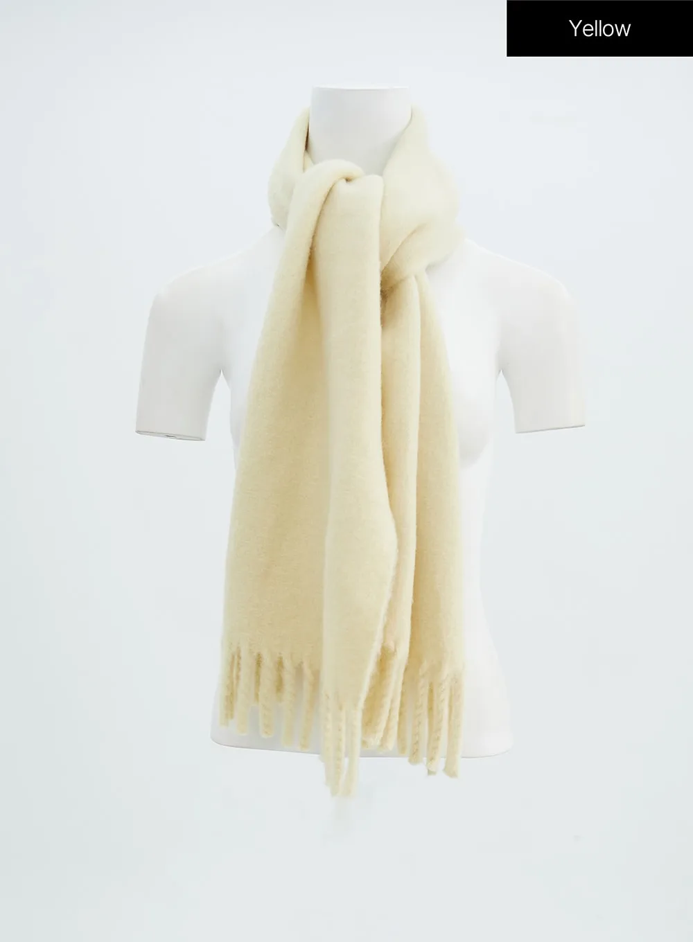 Basic Chunky Tassel Scarf IN316