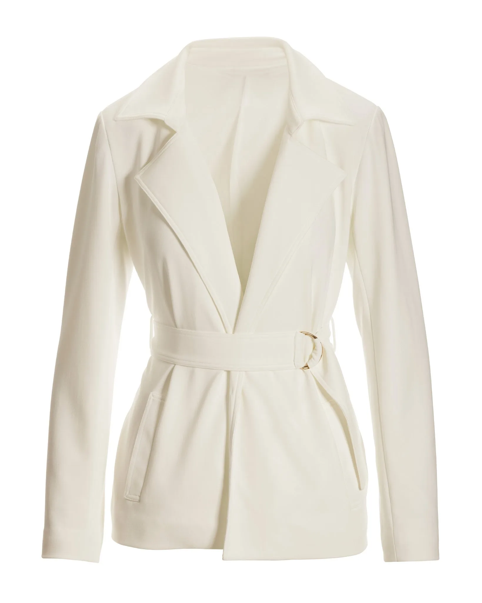 Beyond Travel Chic Wrap Jacket Ivory Coast