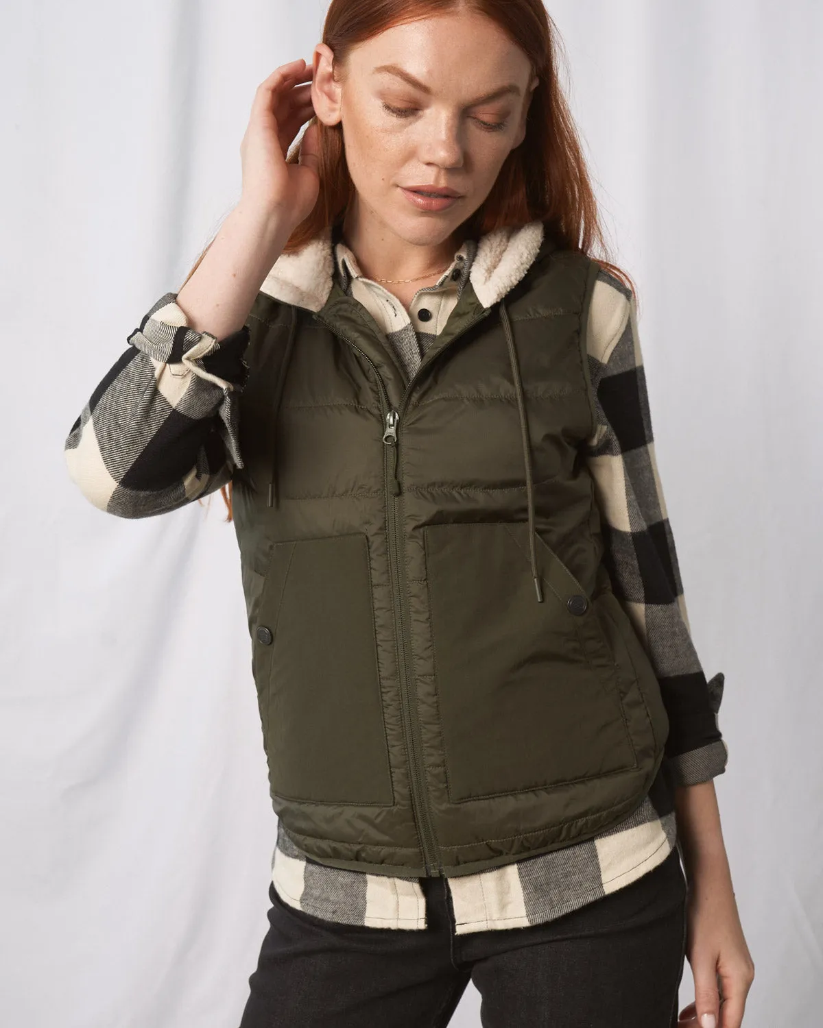 Bison Ultralight Hooded Vest