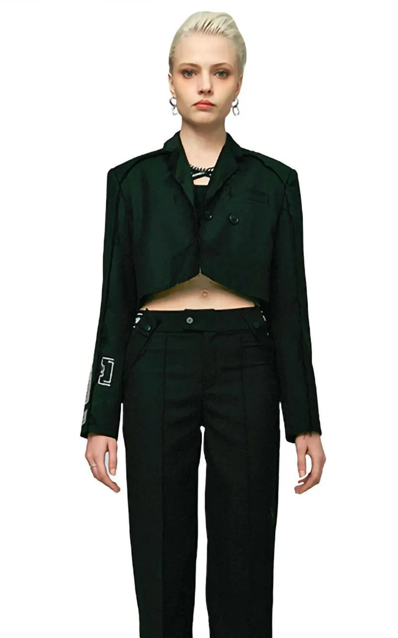 Black Cropped Jacket