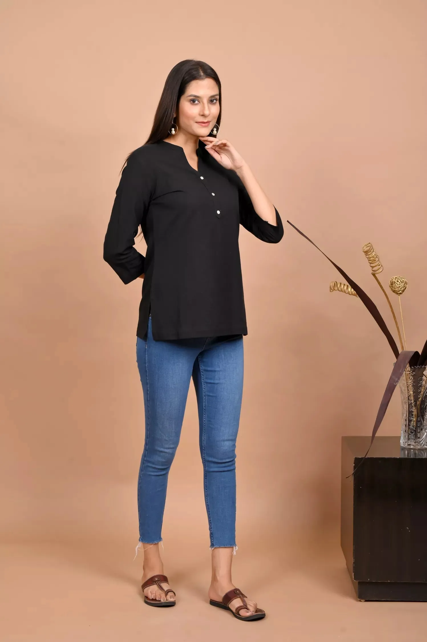 Black Short Kurti