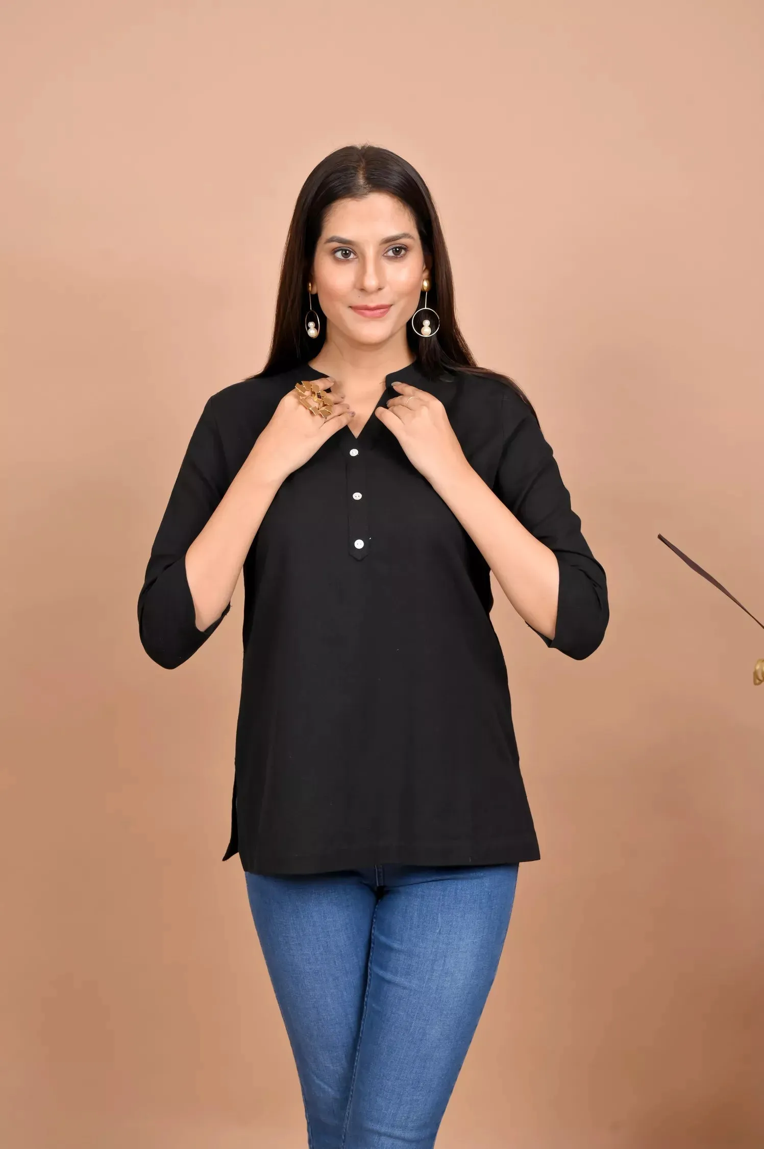 Black Short Kurti