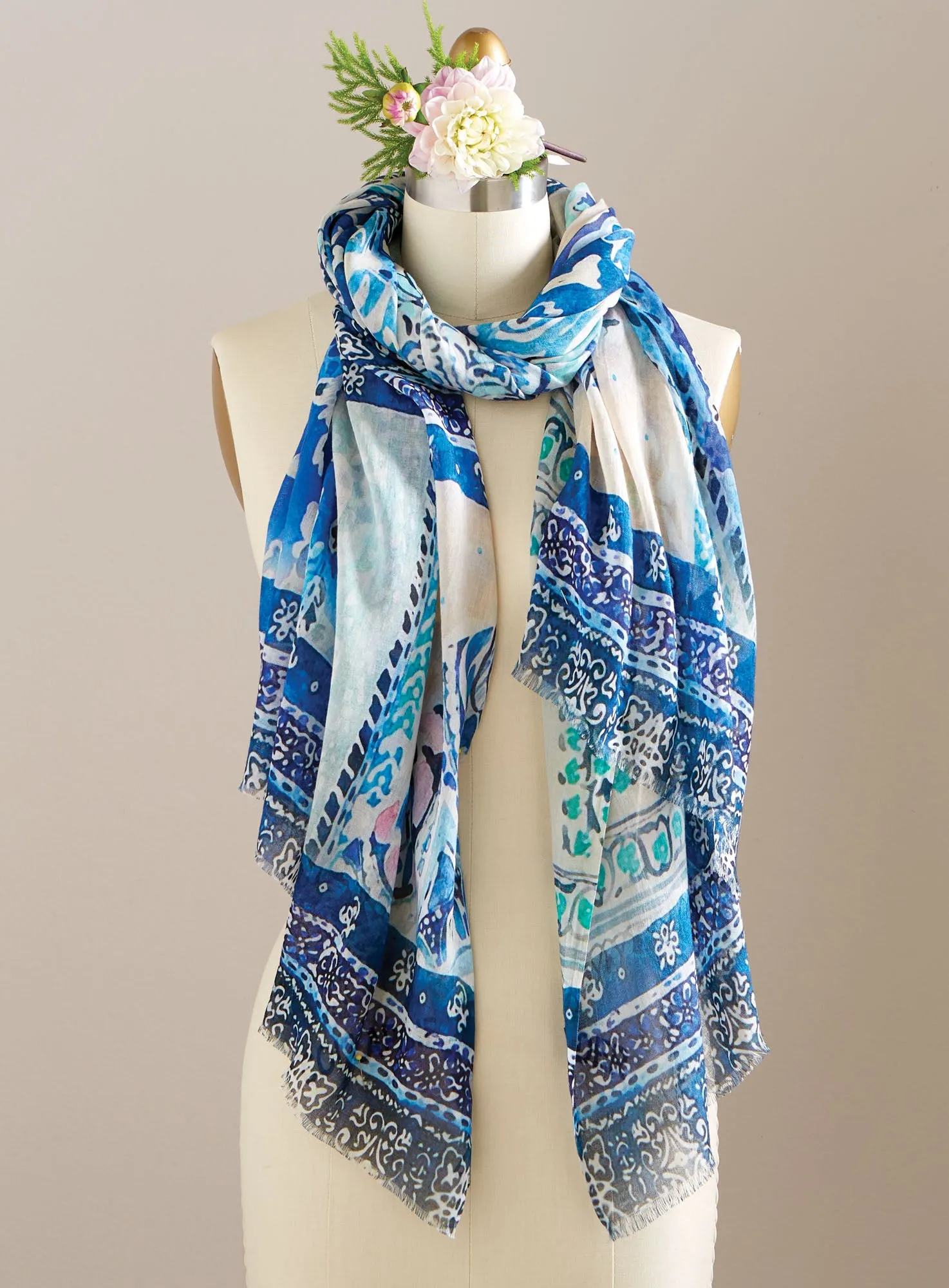 Blue City Scarf