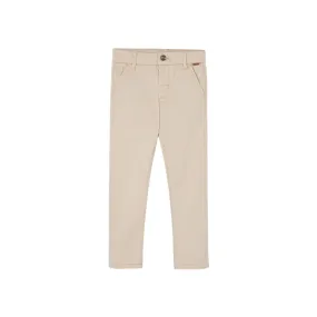 Boboli Children's stretch satin trousers 738367 7399 beige