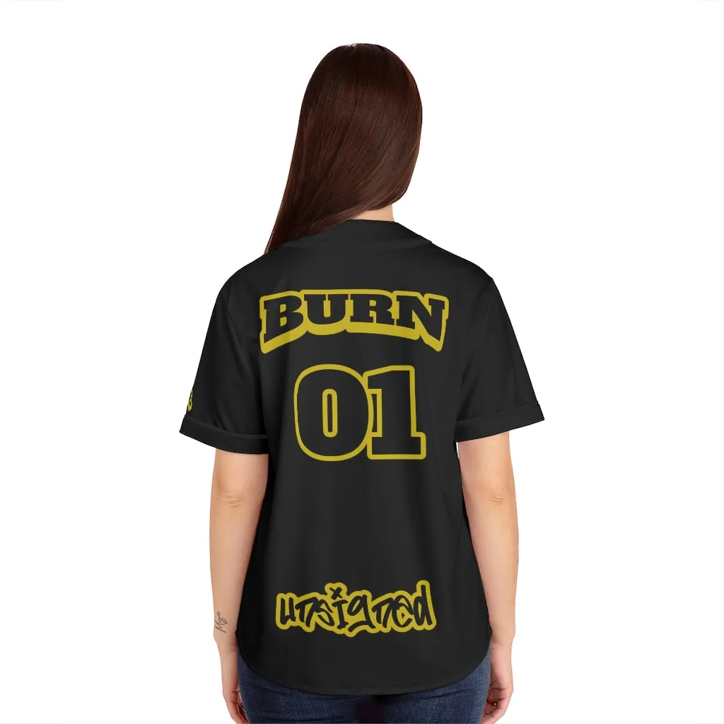 Burn One Women's Baseball Jersey