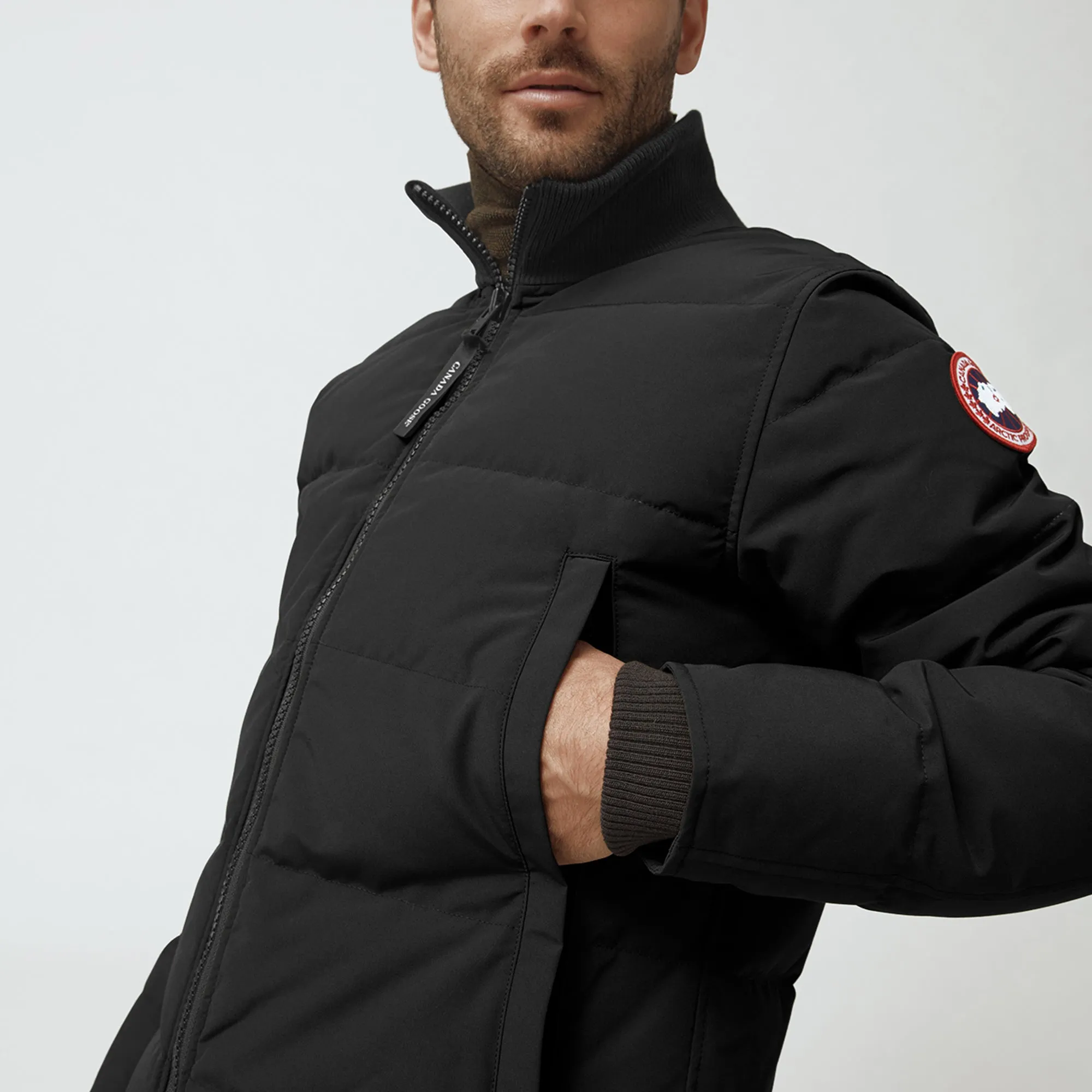 Canada Goose Mens Woolford Jacket 'Black-Noir'