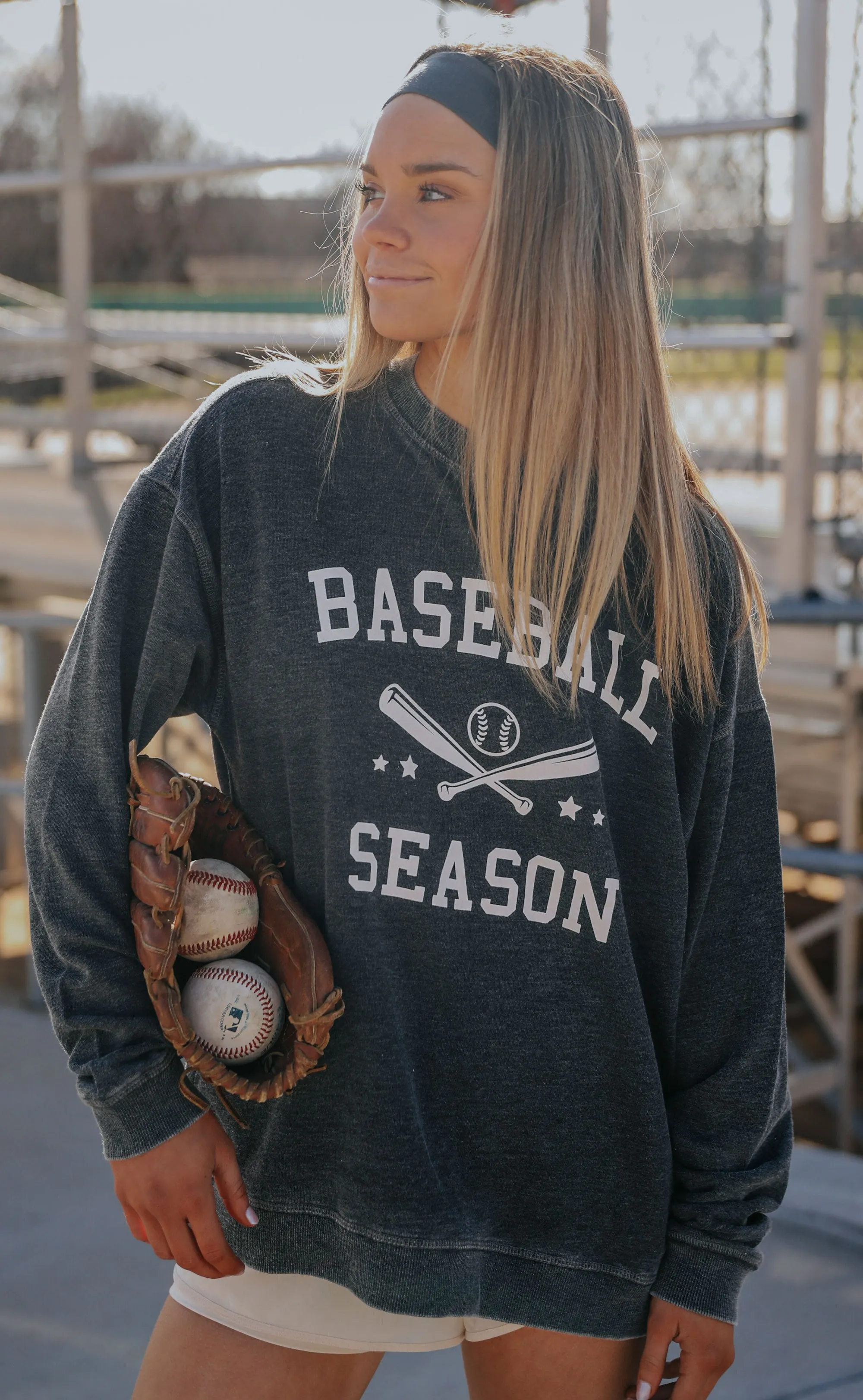 charlie southern: baseball season campus crew sweatshirt