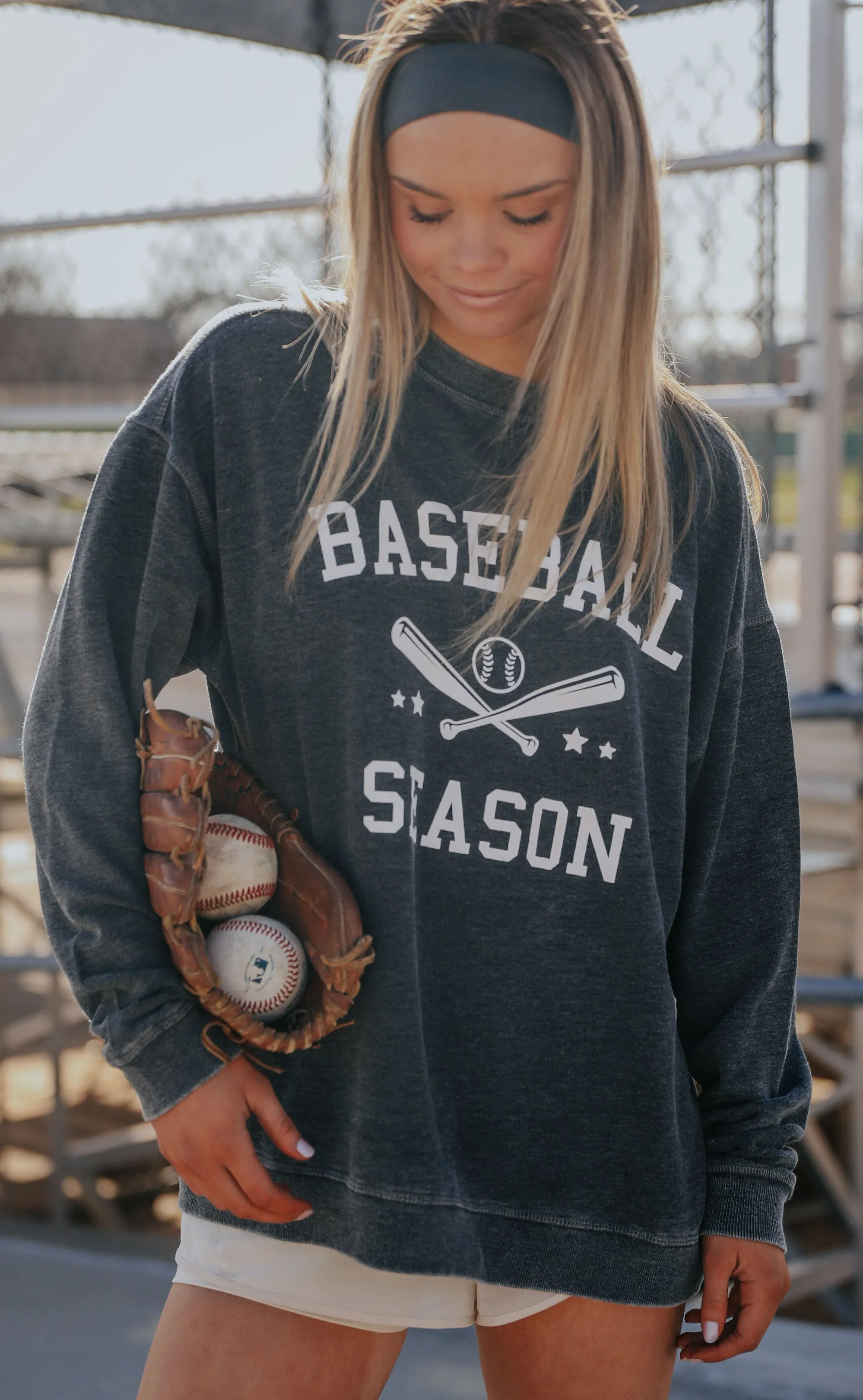 charlie southern: baseball season campus crew sweatshirt