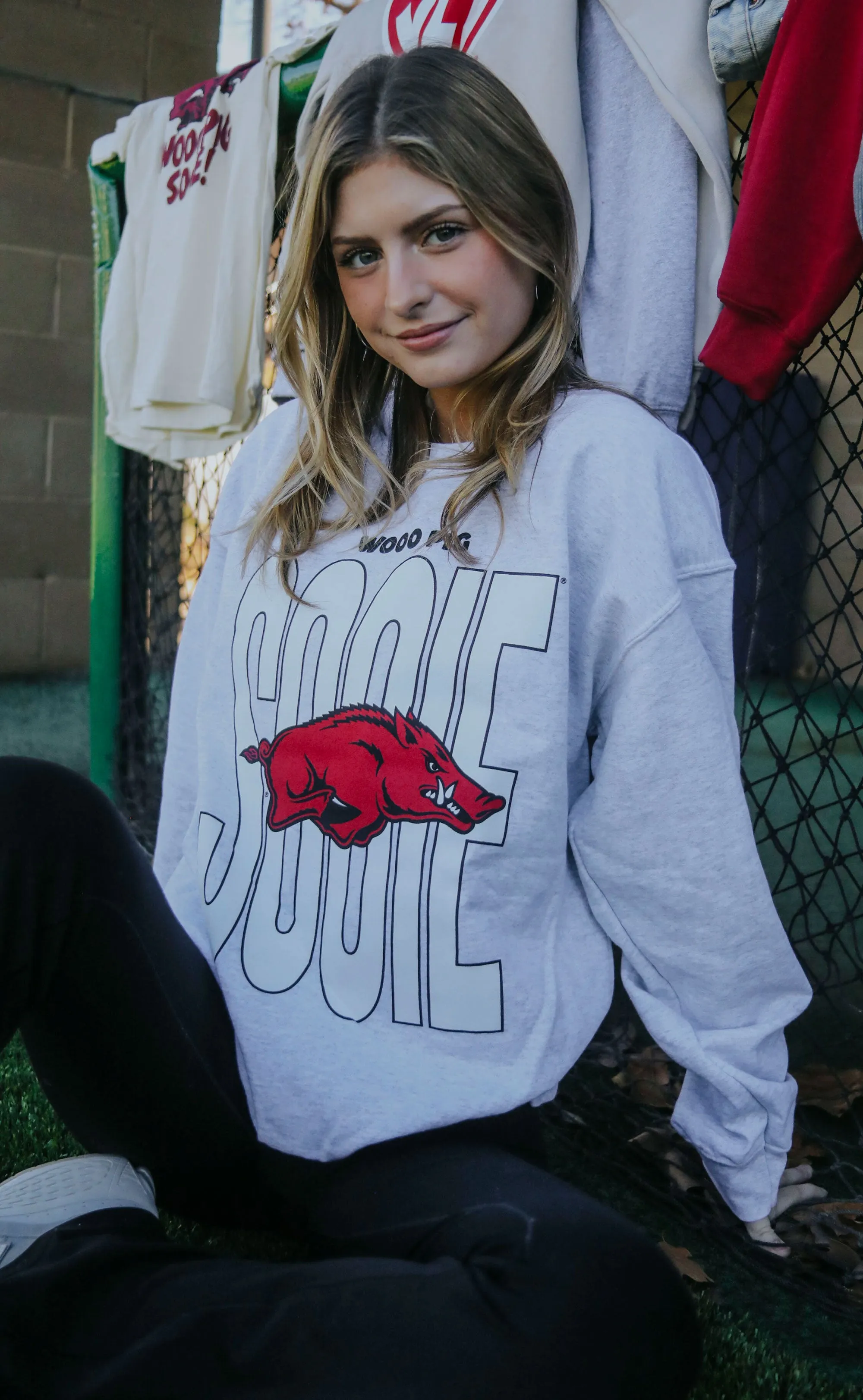 charlie southern: woo pig sooie sweatshirt