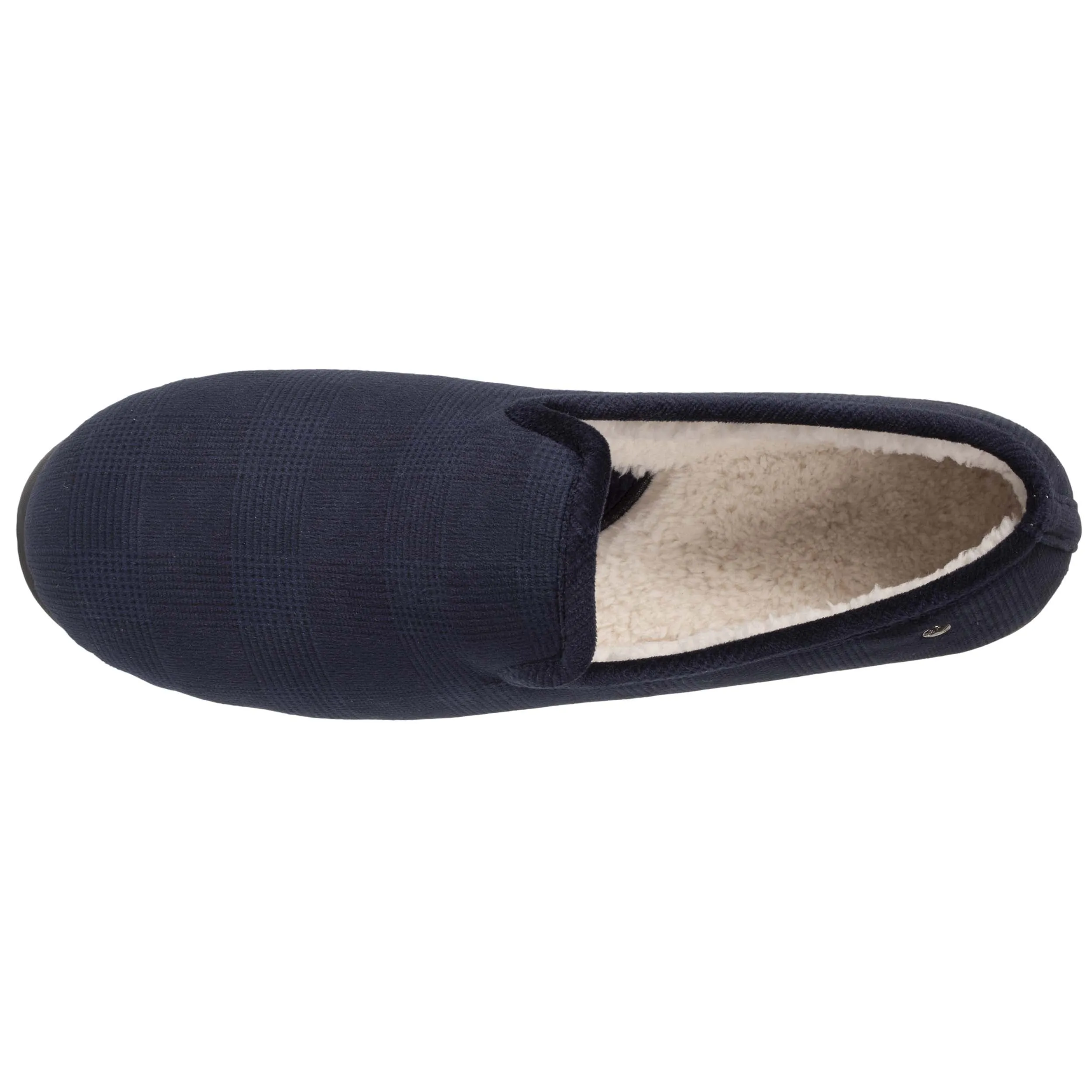 Chaussons charentaises Homme Marine Sherpa