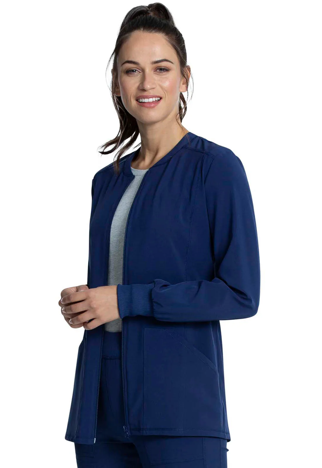 Cherokee Allura CKA384 Zip Front Jacket