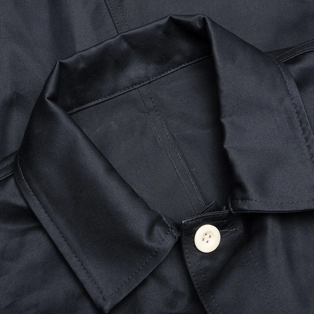 Cotton Chino x Nylon Twill Blouson - Navy/Taupe