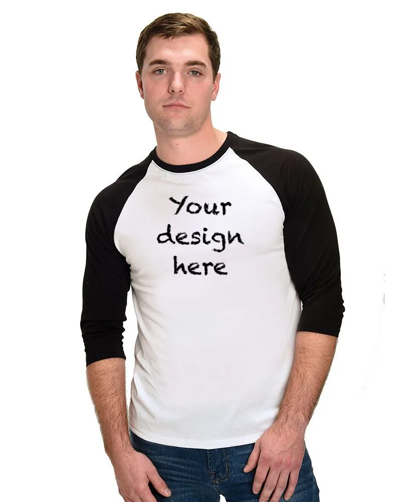 Customizable Polyester Adult Raglan