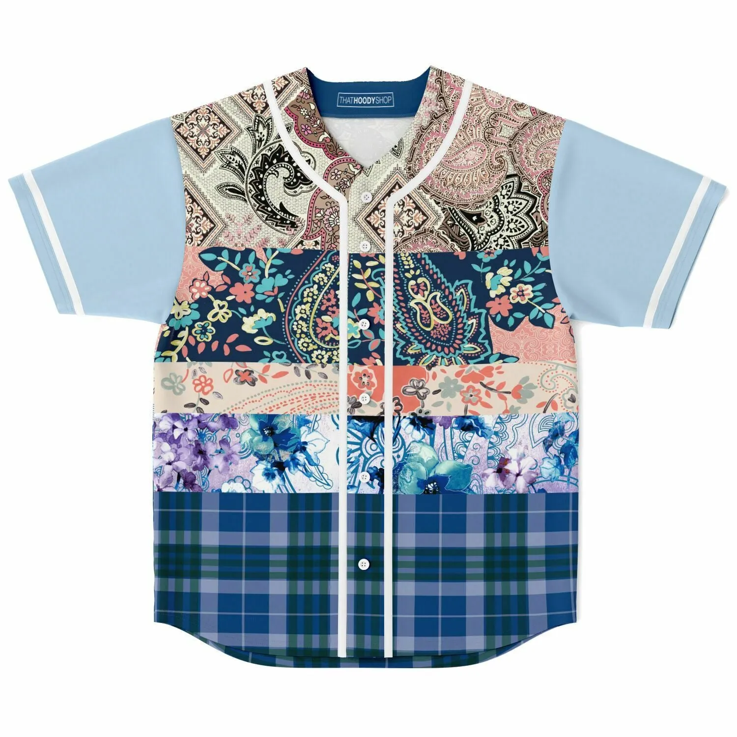 Dolores Park Paisley Button Front Jersey