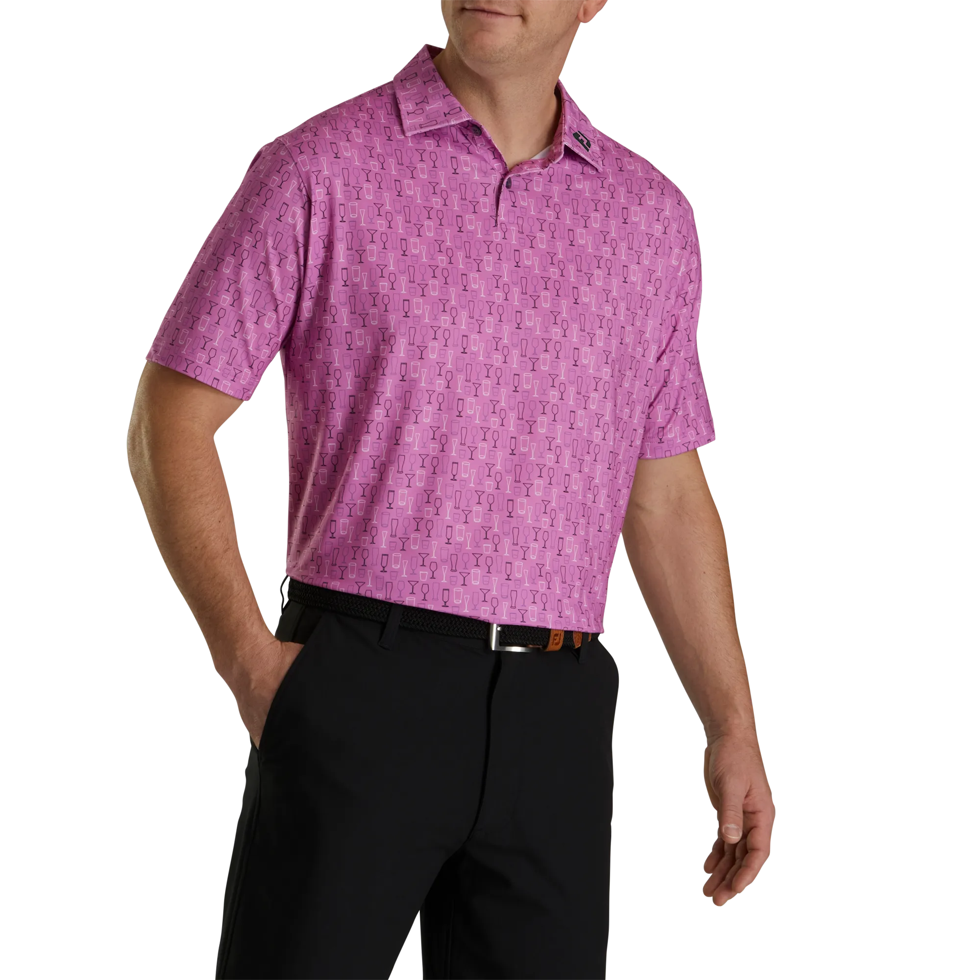 FootJoy '23 Glass Print Polo