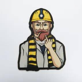 Fußball-Patch Schwarz Gelb