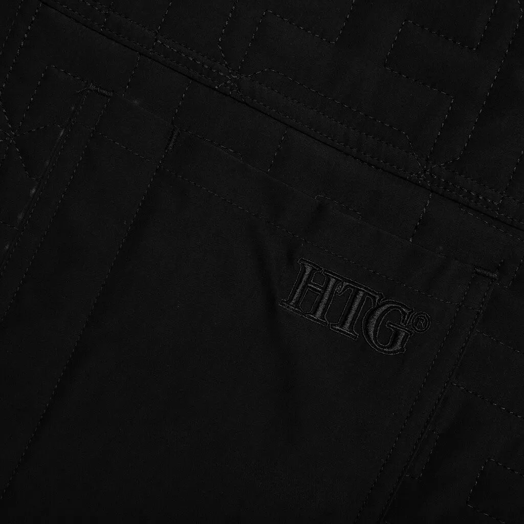 H Quilted Jacket - Black