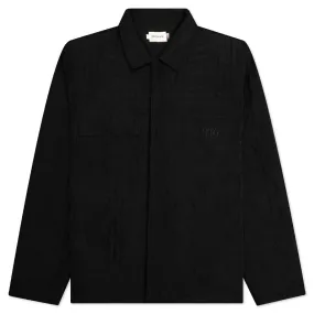 H Quilted Jacket - Black