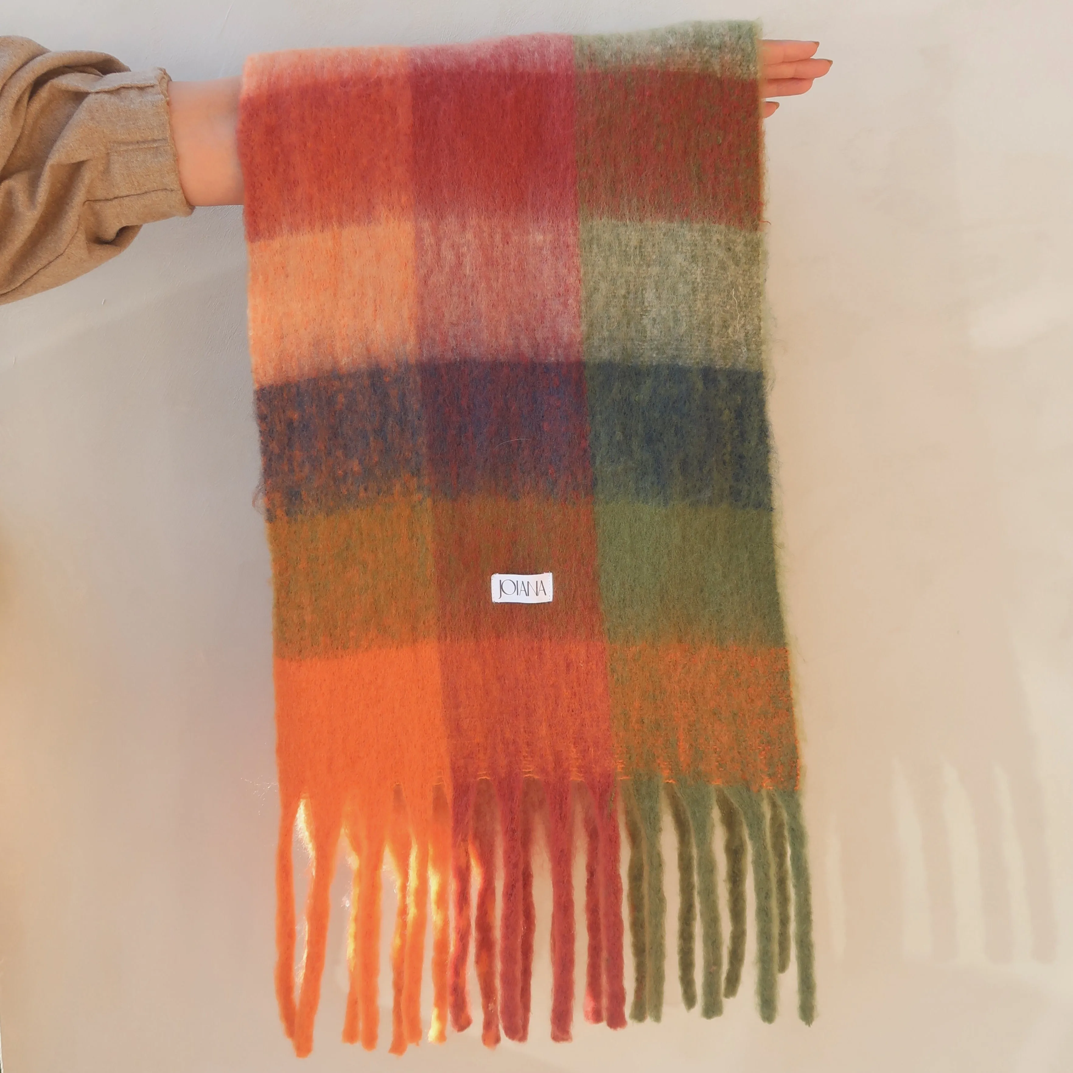 Hue Plaid Scarf