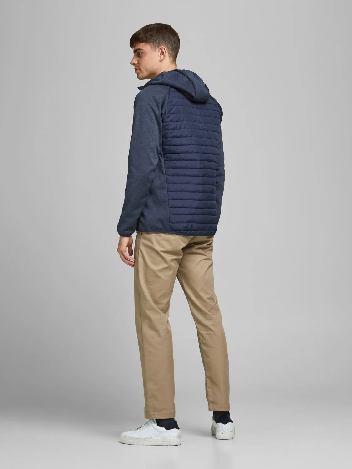 Jack & Jones Men's 'JJEMulti' Quilted Jacket