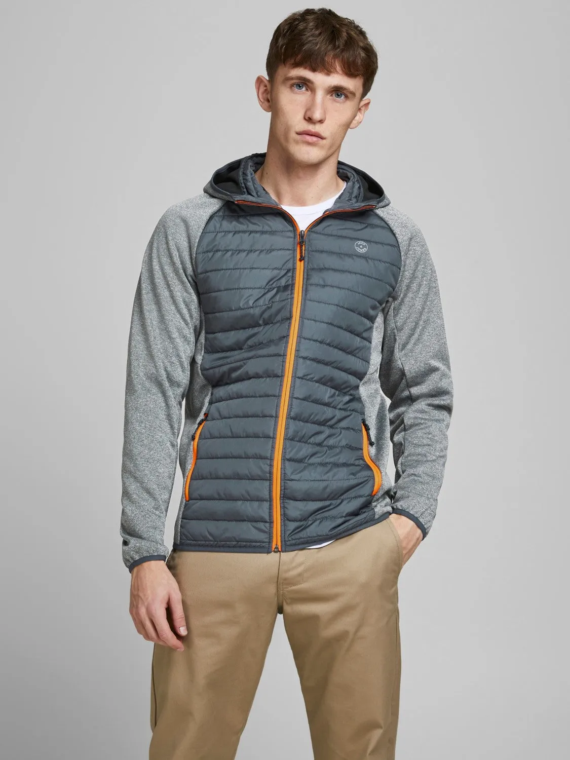 Jack & Jones Men's 'JJEMulti' Quilted Jacket