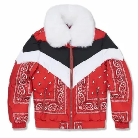 Jordan Craig Represent Bomber Jacket (Red) 91546P