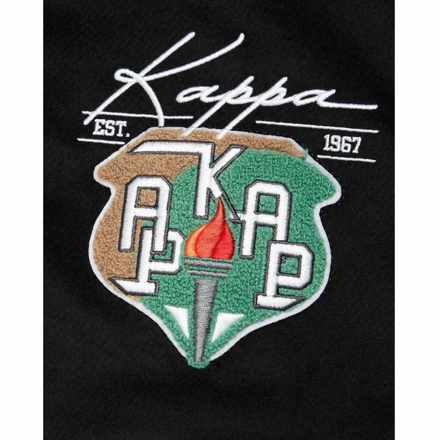 Kappa Authentic Carlton Bomber Jacket (Black/Brown/Chant) 351E78W