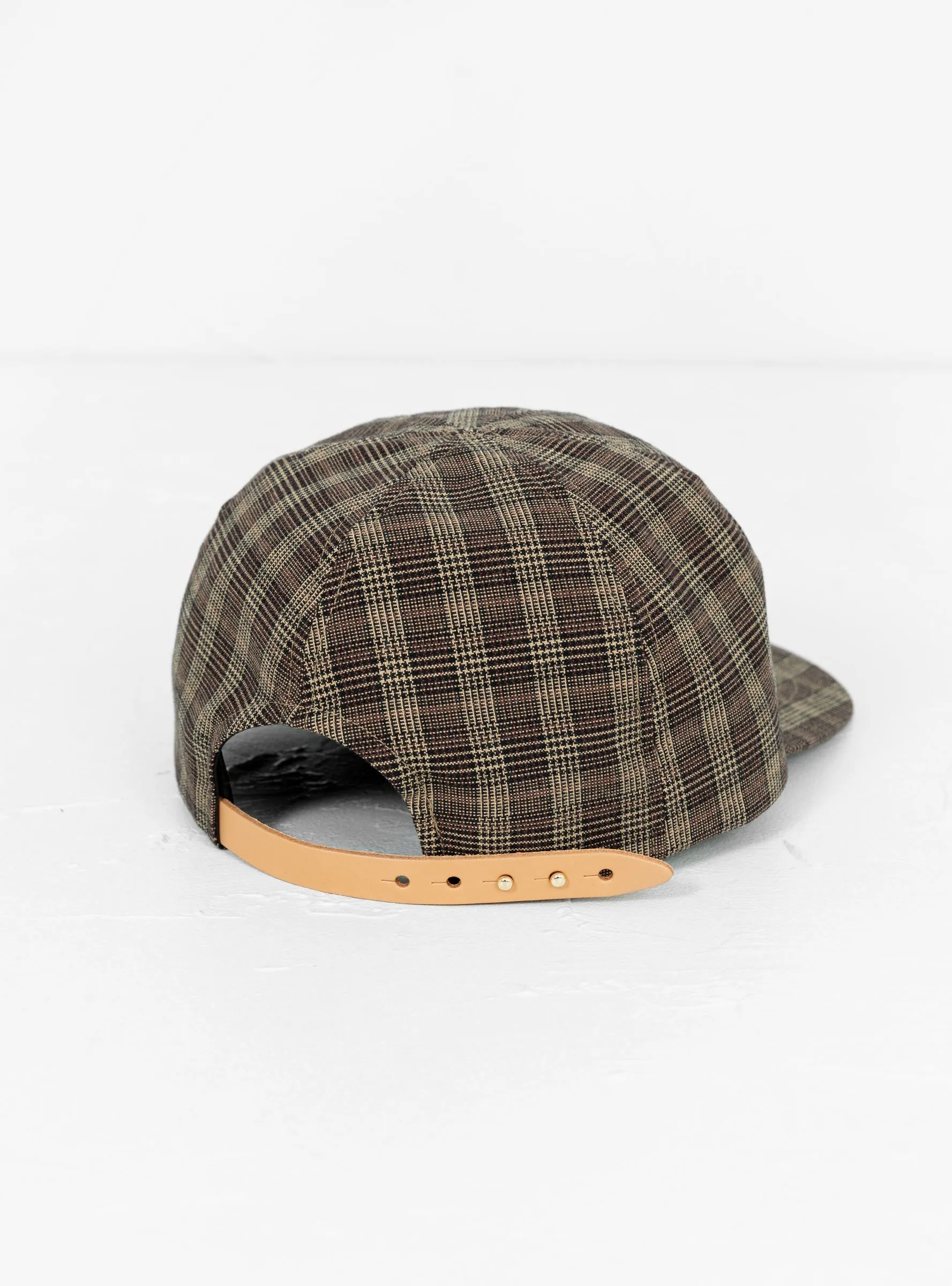 Kasuri B.B. Cap Brown Check