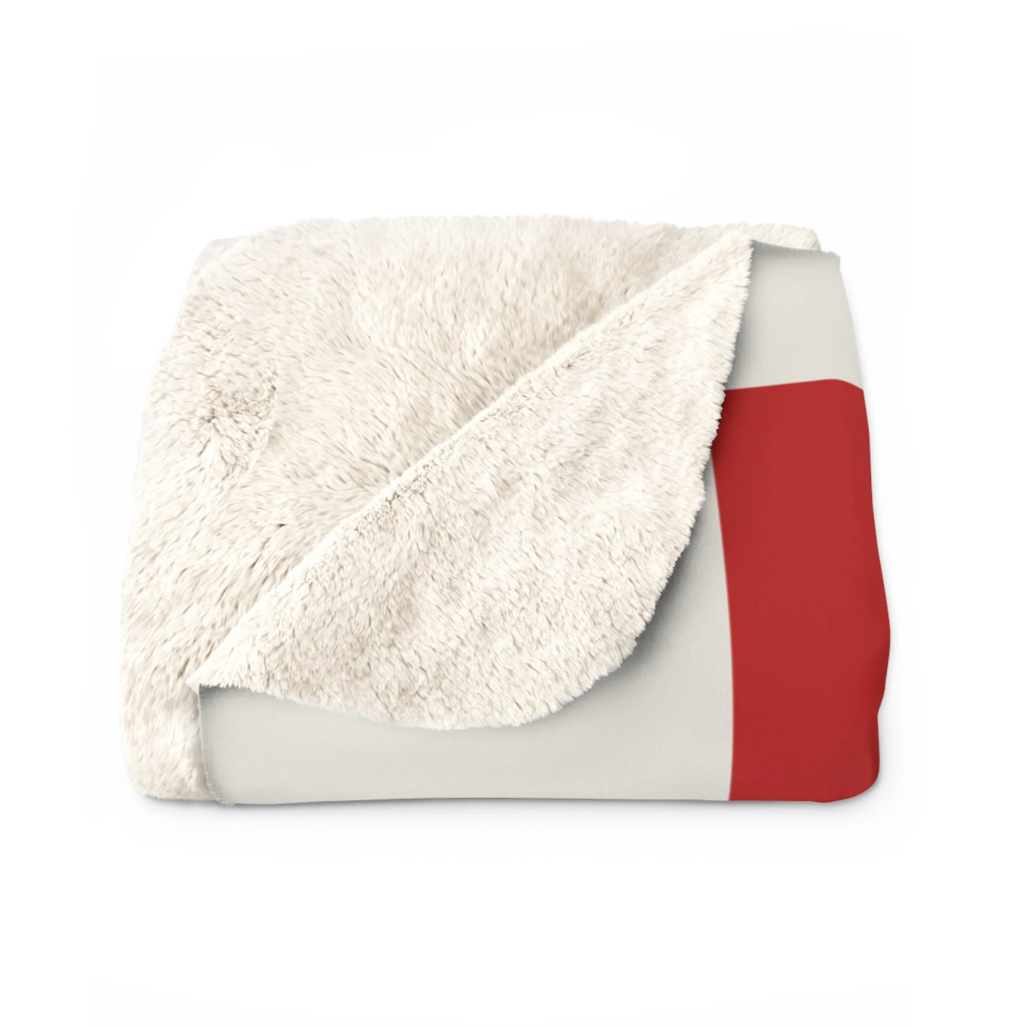 Kennedy Classic Red Checkered Sherpa Fleece Blanket