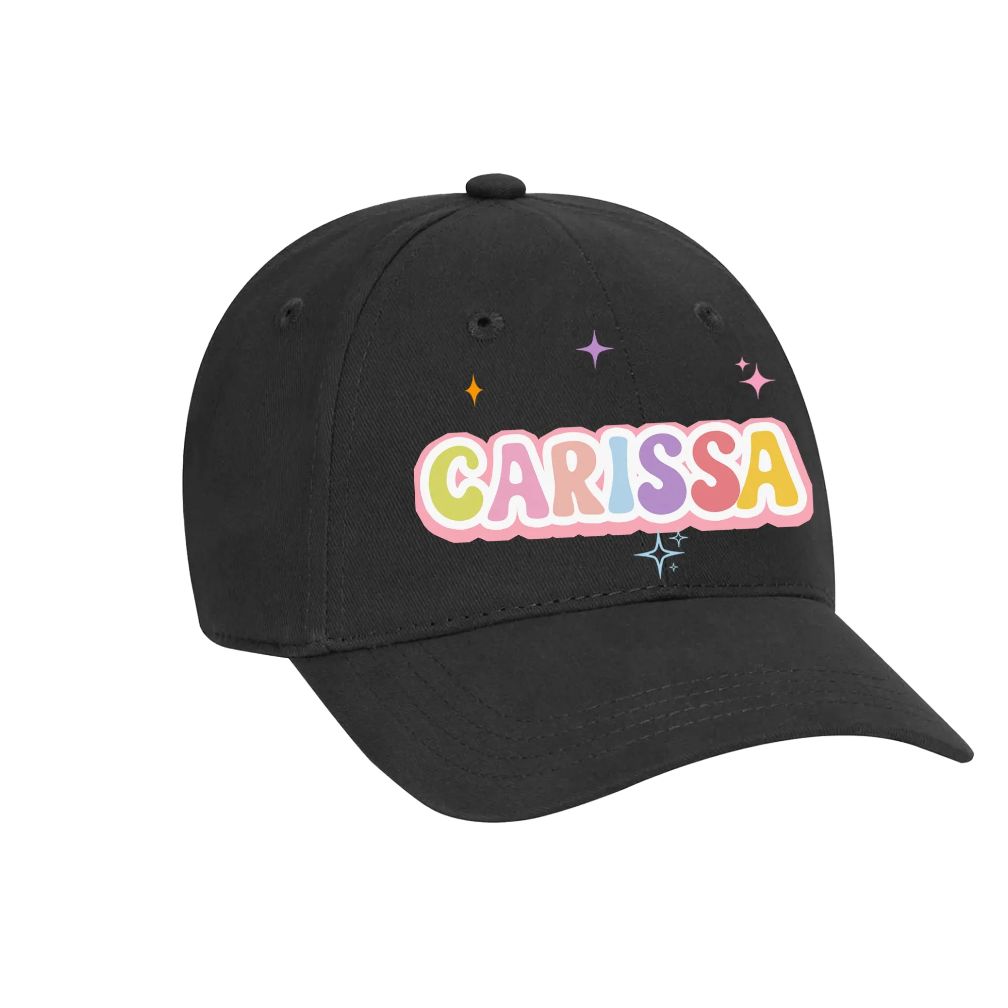 KIDS Personalized Hat - Bright Retro Name