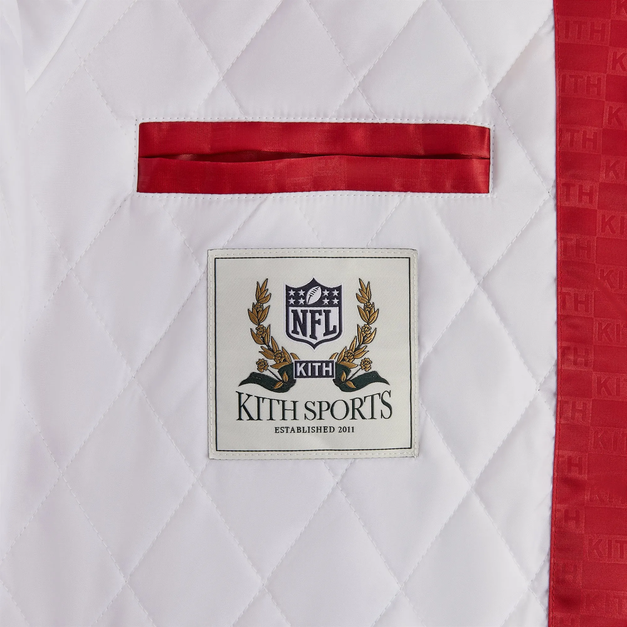 Kith for the NFL: Cardinals Satin Bomber Jacket - Modified