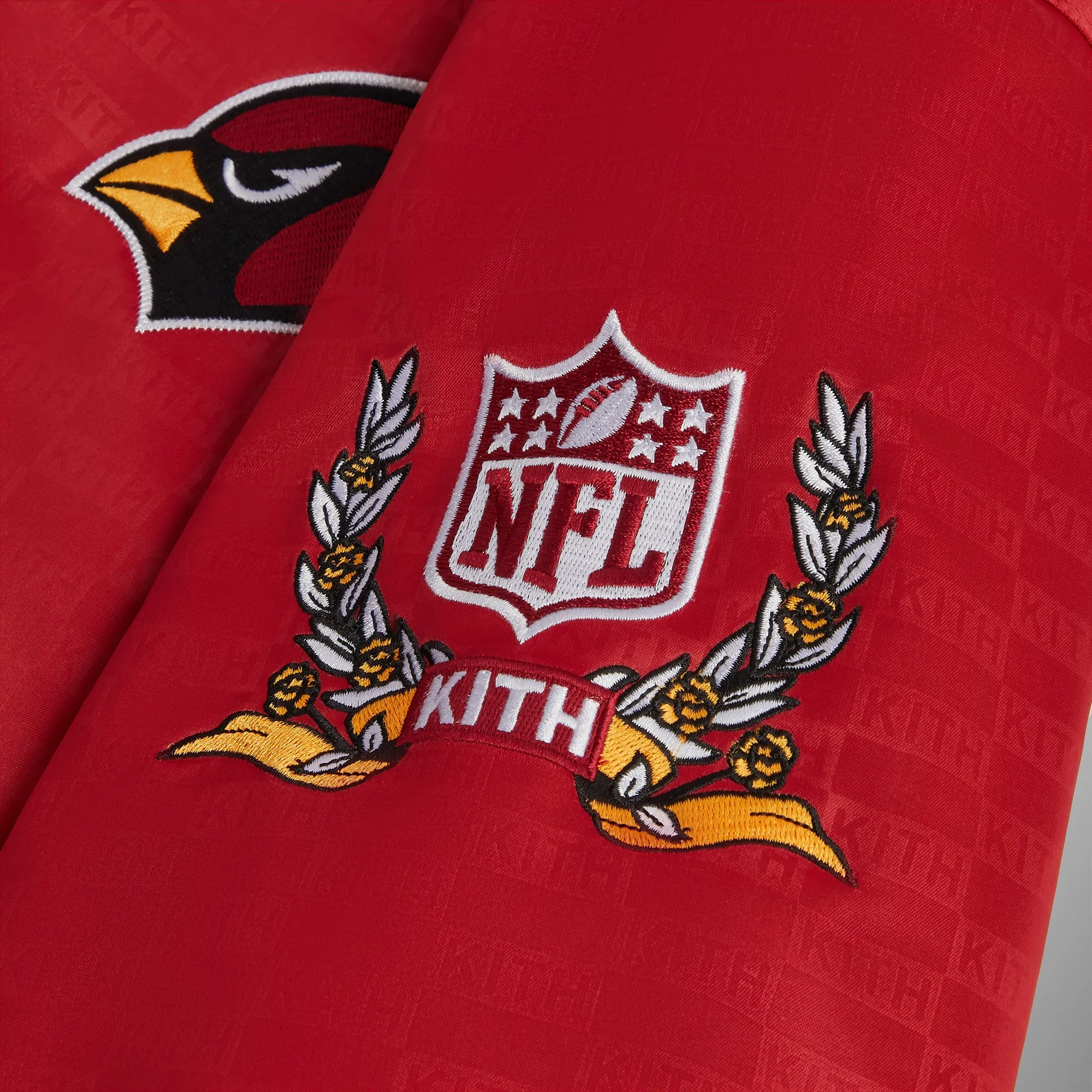 Kith for the NFL: Cardinals Satin Bomber Jacket - Modified