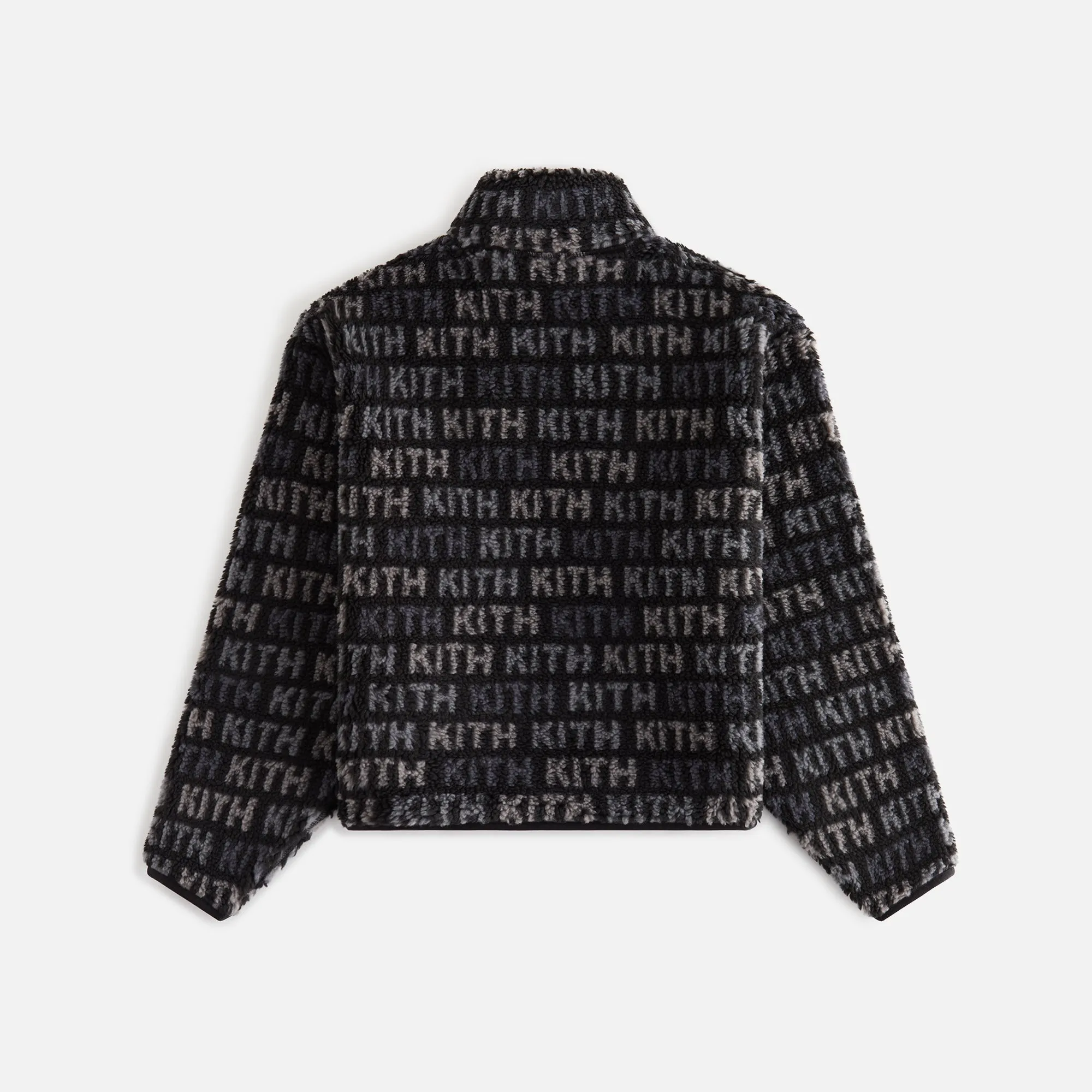 Kith Women Waverly Multi Monogram Fleece - Black