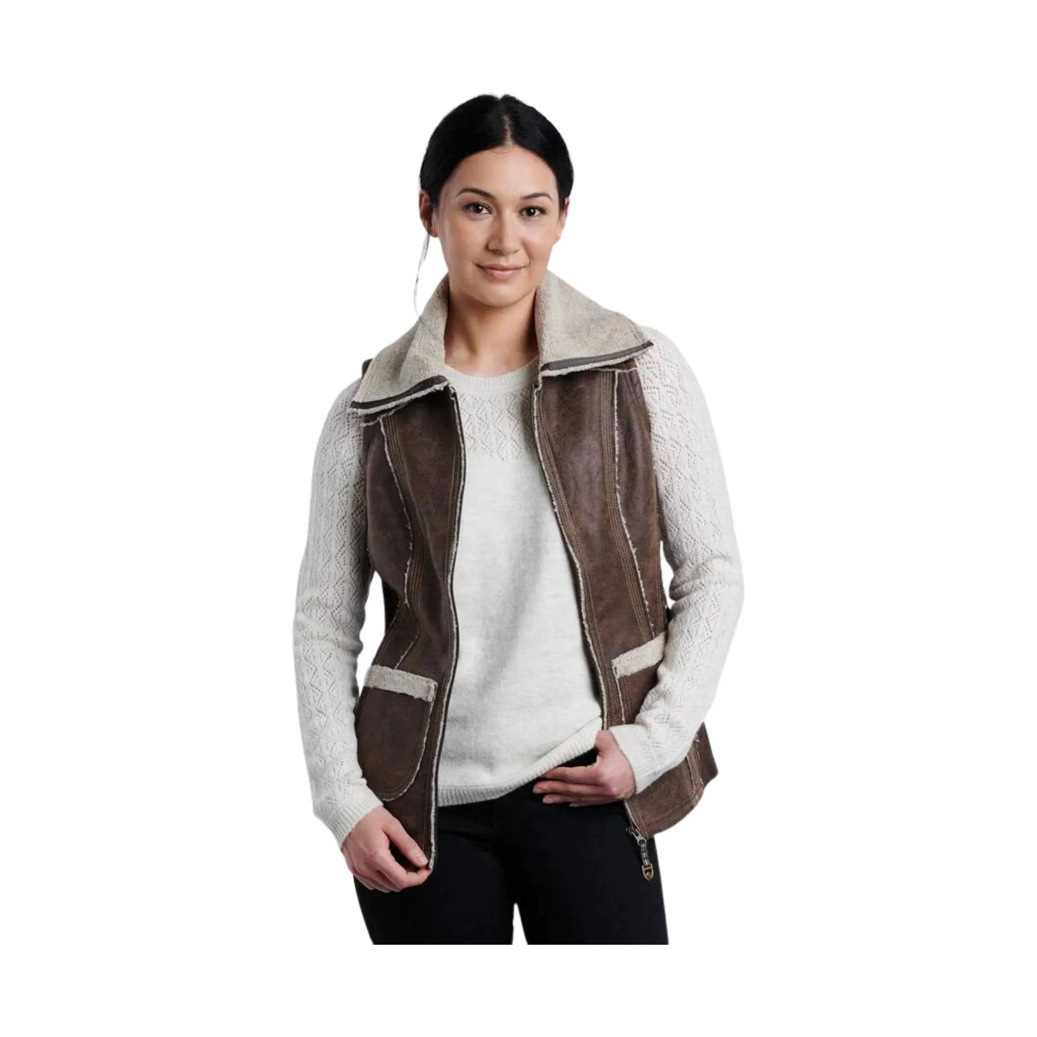 Kuhl Women's Dani Sherpa Vest - Oak