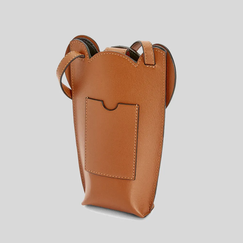 LOEWE Elephant Pocket In Classic Calfskin Tan C623B02X04