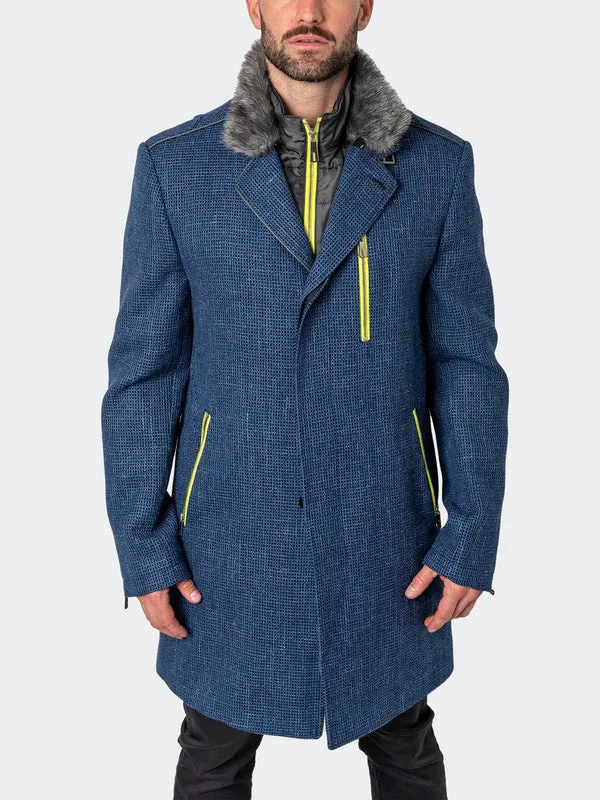 Maceoo Jacket | Peacoat CaptainSquare Blue