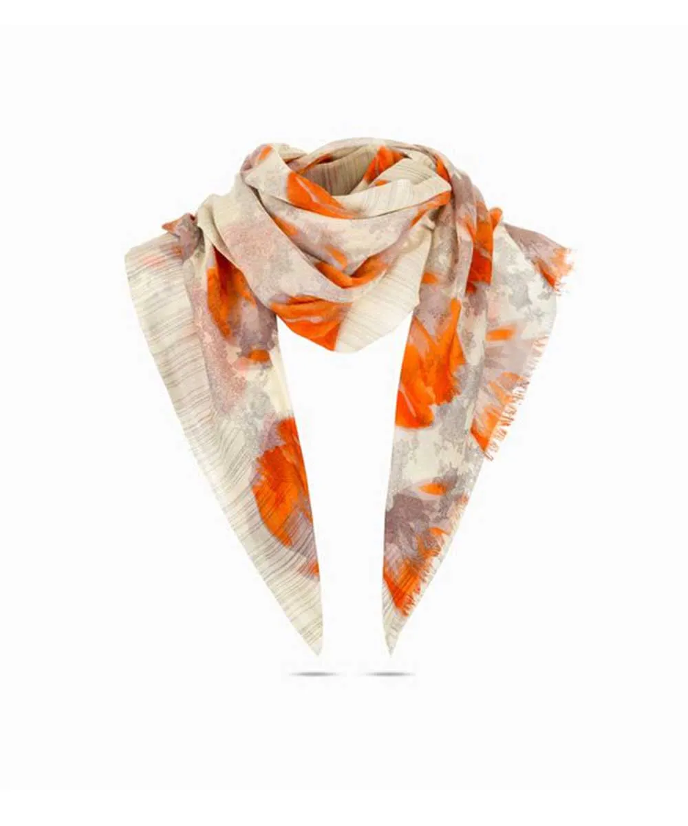 Merino Wool Print UGG Scarf