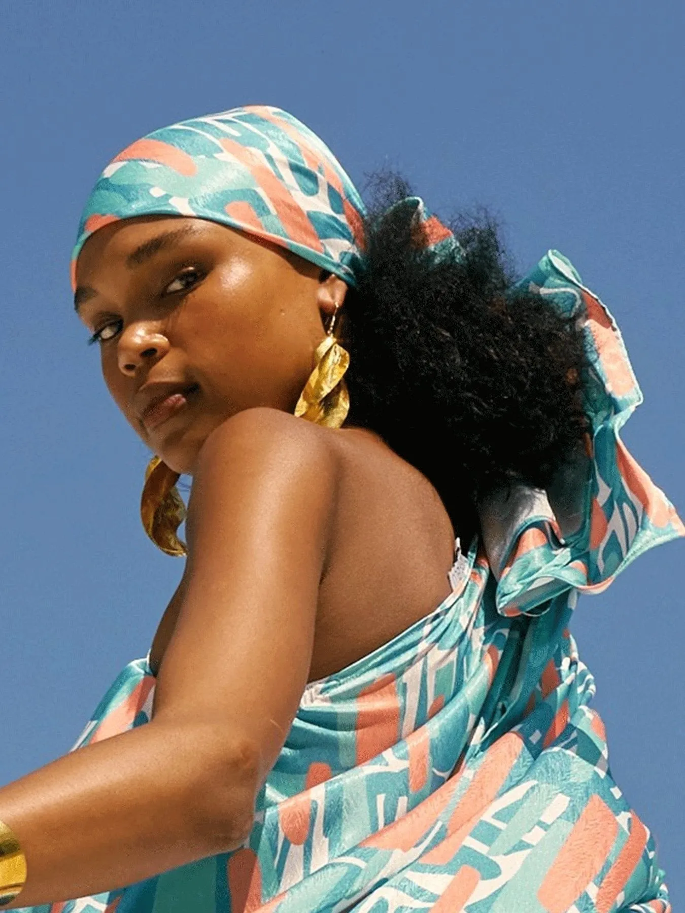 Moussor Headwrap - Atoll Blu