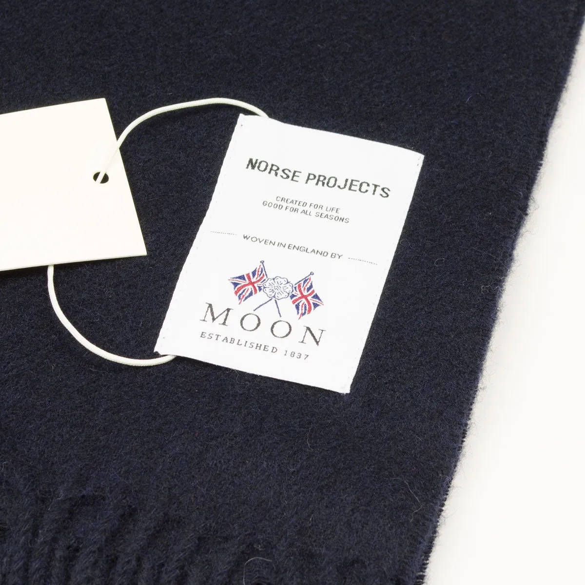 Norse Projects - Moon Lambswool Scarf - Dark Navy